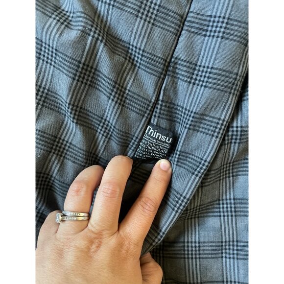 London‎ Fog Men's Thermal Insulated Long Pea Coat Overcoat *Flaw* Size 42 Winter - Picture 3 of 7